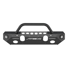 ARIES 2082084 TrailChaser Jeep Wrangler JL, Gladiator Steel Front Bumper (Option 3)