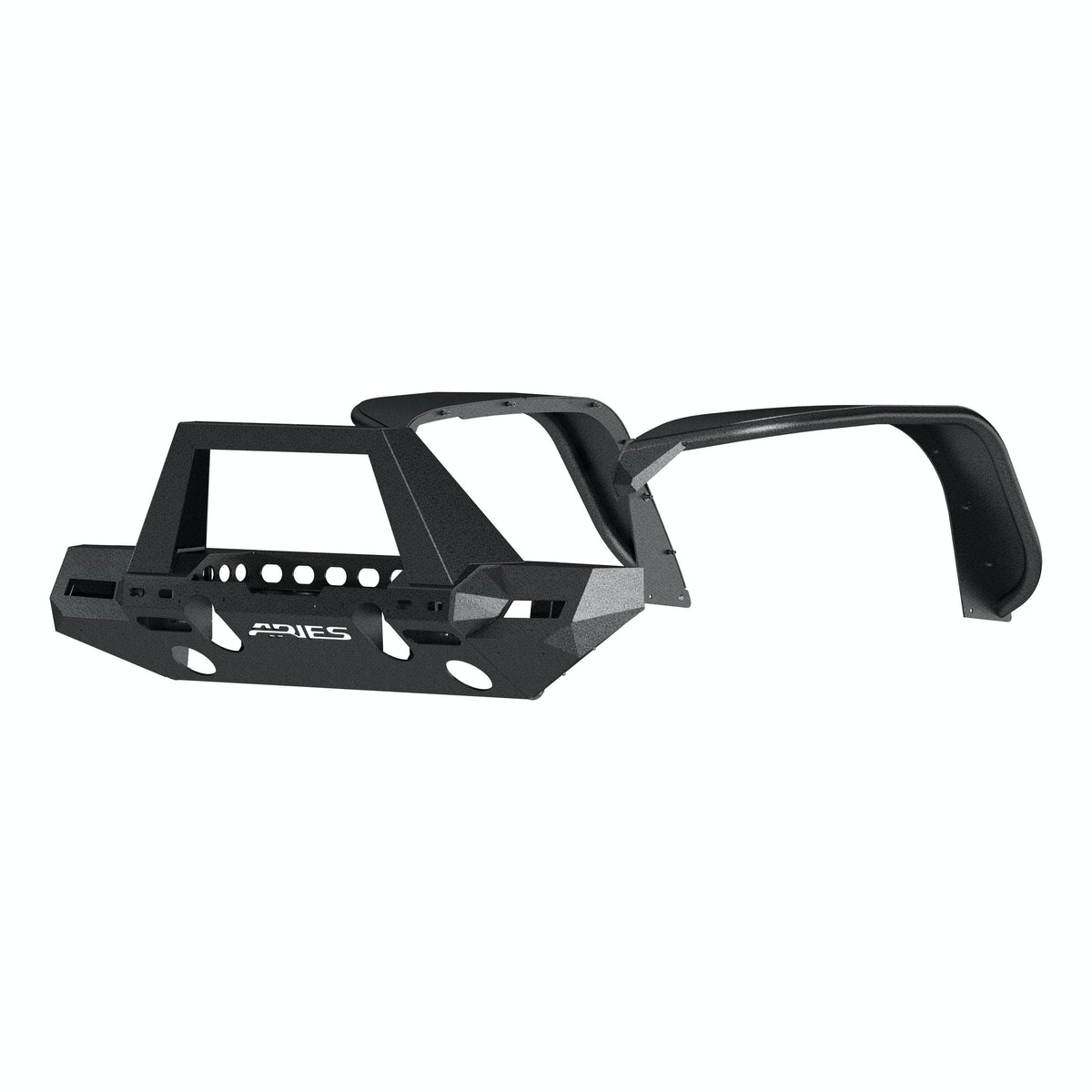 ARIES 2082087 TrailChaser Jeep JL, Gladiator Front Bumper with Fender Flares (Option 9)