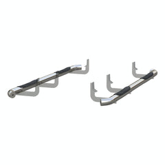 ARIES 209042-2 3" Round Polished Stainless Side Bars, Select Nissan Titan, XD