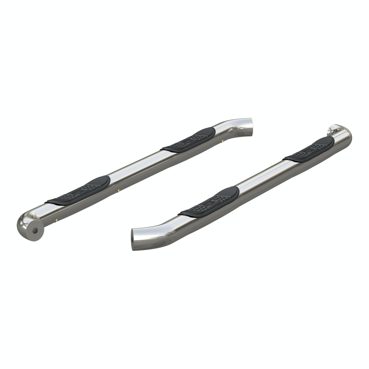 ARIES 209042-2 3" Round Polished Stainless Side Bars, Select Nissan Titan, XD