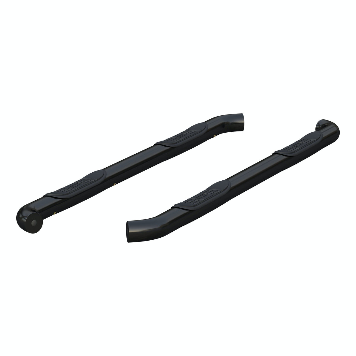 ARIES 209042 3" Round Black Steel Side Bars, Select Nissan Titan, XD