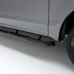 ARIES 209043 3" Round Black Steel Side Bars, Select Ford Bronco Sport
