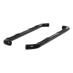 ARIES 213044 3" Round Black Stainless Side Bars, Select Ford F-150, F-250, F-350