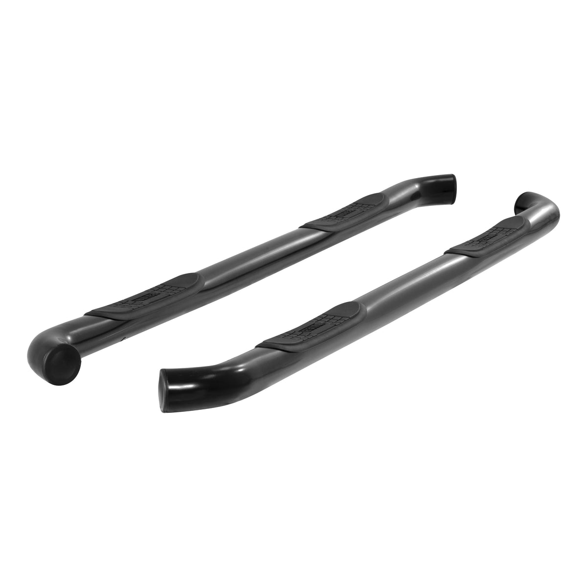 ARIES 213045 3" Round Black Stainless Side Bars, Select Ford F-150, F-250, F-350 Super Duty