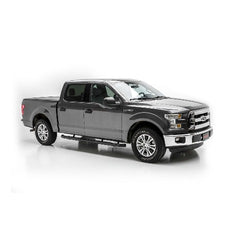 ARIES 214046 3" Round Black Stainless Side Bars, Select Silverado, Sierra 1500, 2500, 3500 HD