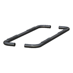 ARIES 214053 3" Round Black Stainless Side Bars, Select Chevrolet Silverado, GMC Sierra 1500