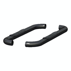 ARIES 215039 3" Round Black Stainless Side Bars, Select Dodge, Ram 1500, 2500, 3500