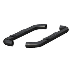 ARIES 215039 3" Round Black Stainless Side Bars, Select Dodge, Ram 1500, 2500, 3500