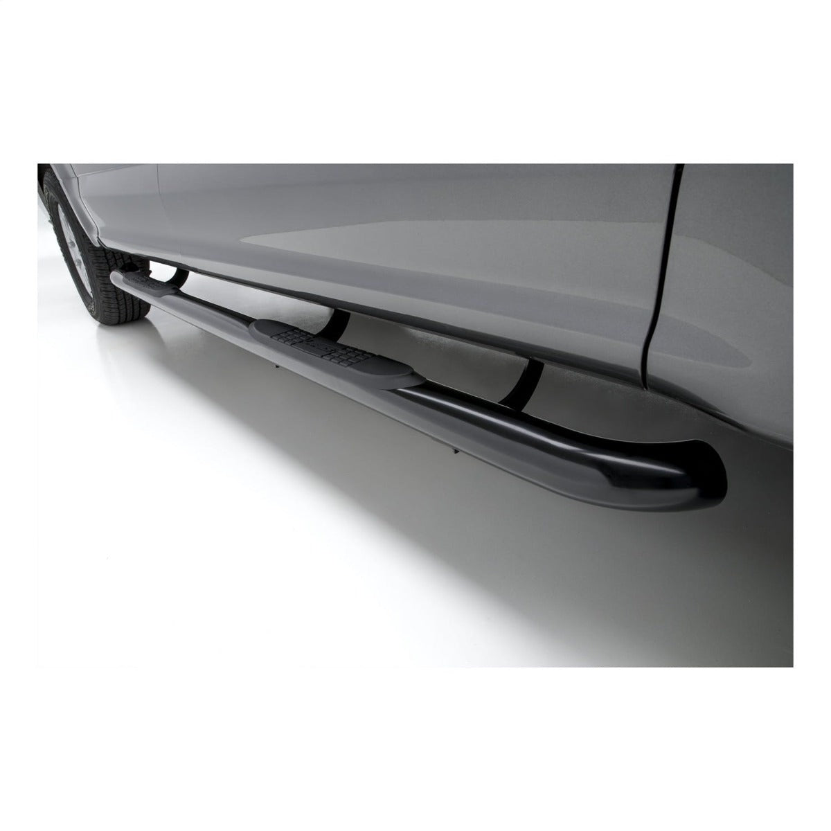 ARIES 215040 3" Round Black Stainless Side Bars, Select Dodge, Ram 1500