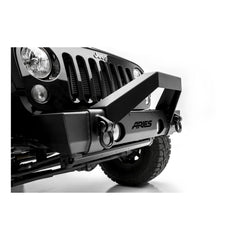 ARIES 2156000 TrailCrusher Jeep Wrangler JK Steel Front Bumper, 12.5K