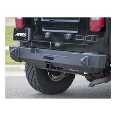 ARIES 2157001 TrailCrusher Jeep Wrangler TJ Steel Rear Bumper, 9.5K