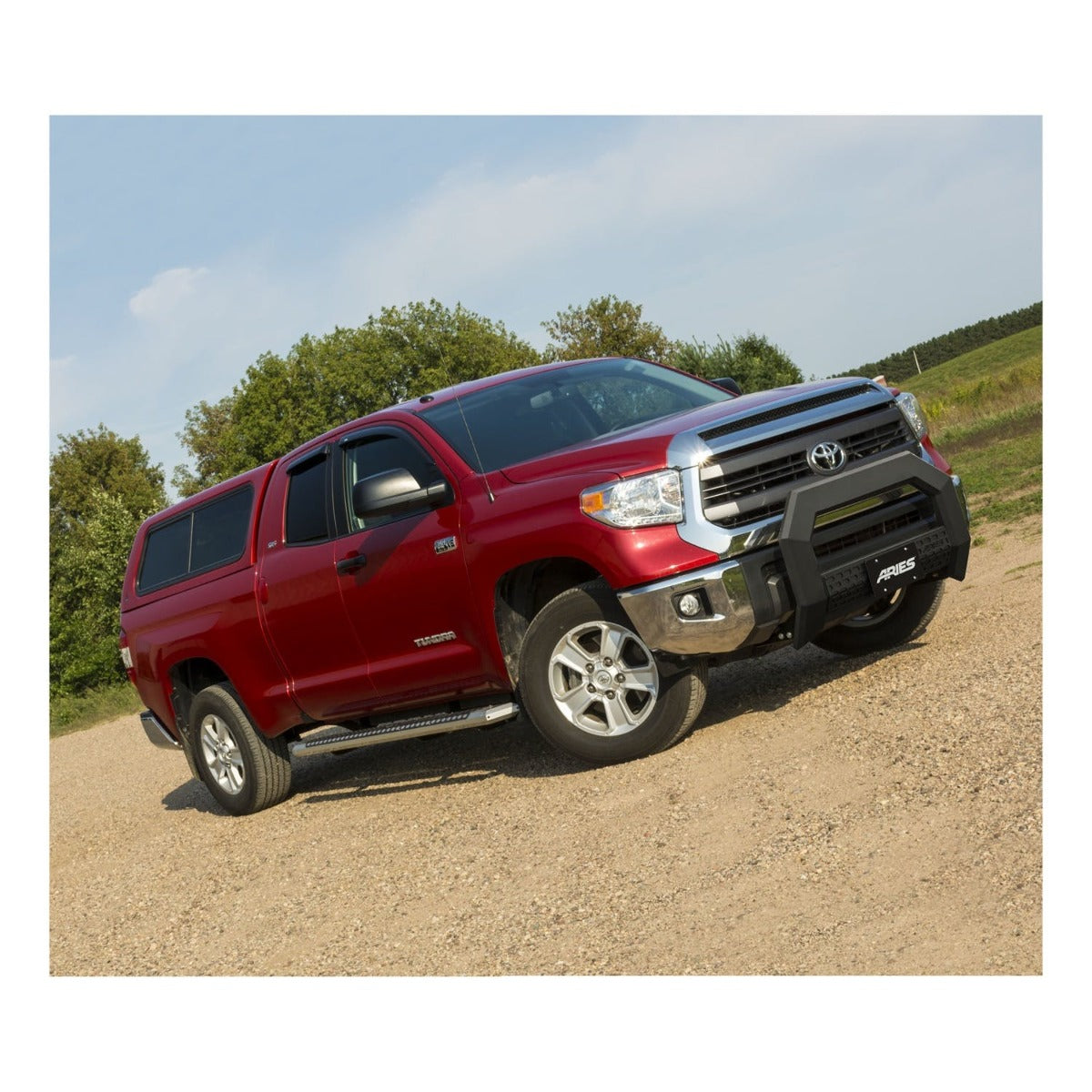 ARIES 2162000 AdvantEDGE 5-1/2" Black Aluminum Bull Bar, Select Toyota Tundra