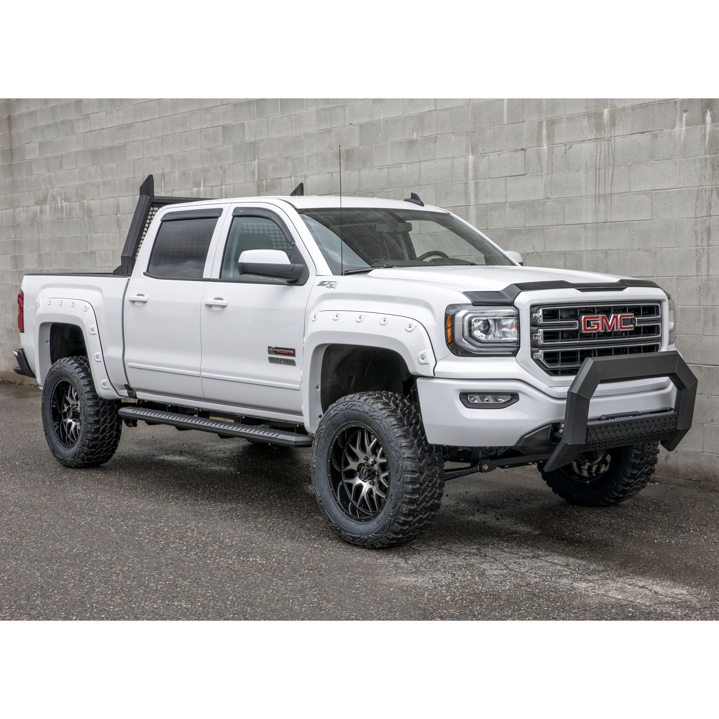 ARIES 2164000 AdvantEDGE 5-1/2" Black Aluminum Bull Bar, Select Silverado, Sierra 1500