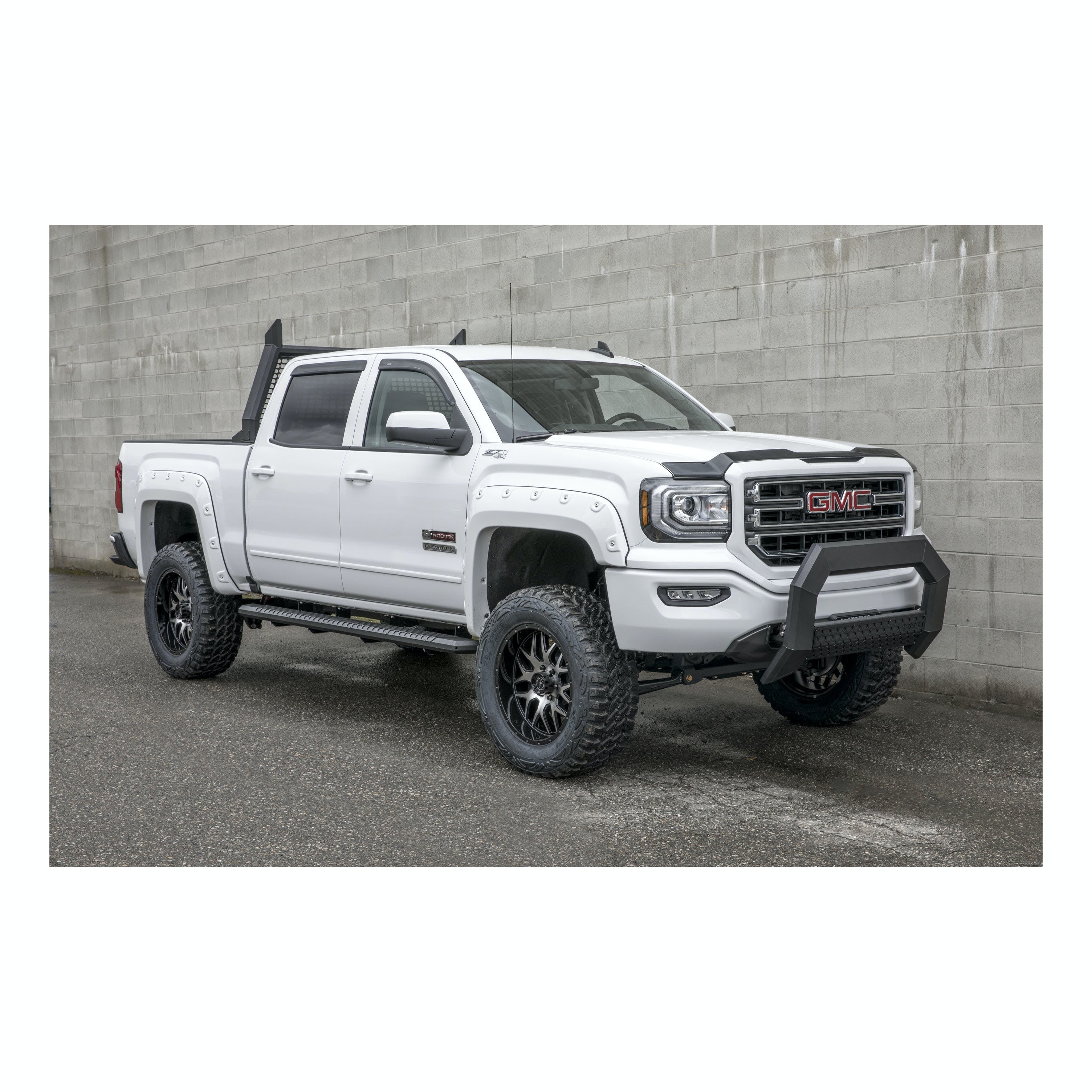 ARIES 2164000 AdvantEDGE 5-1/2" Black Aluminum Bull Bar, Select Silverado, Sierra 1500