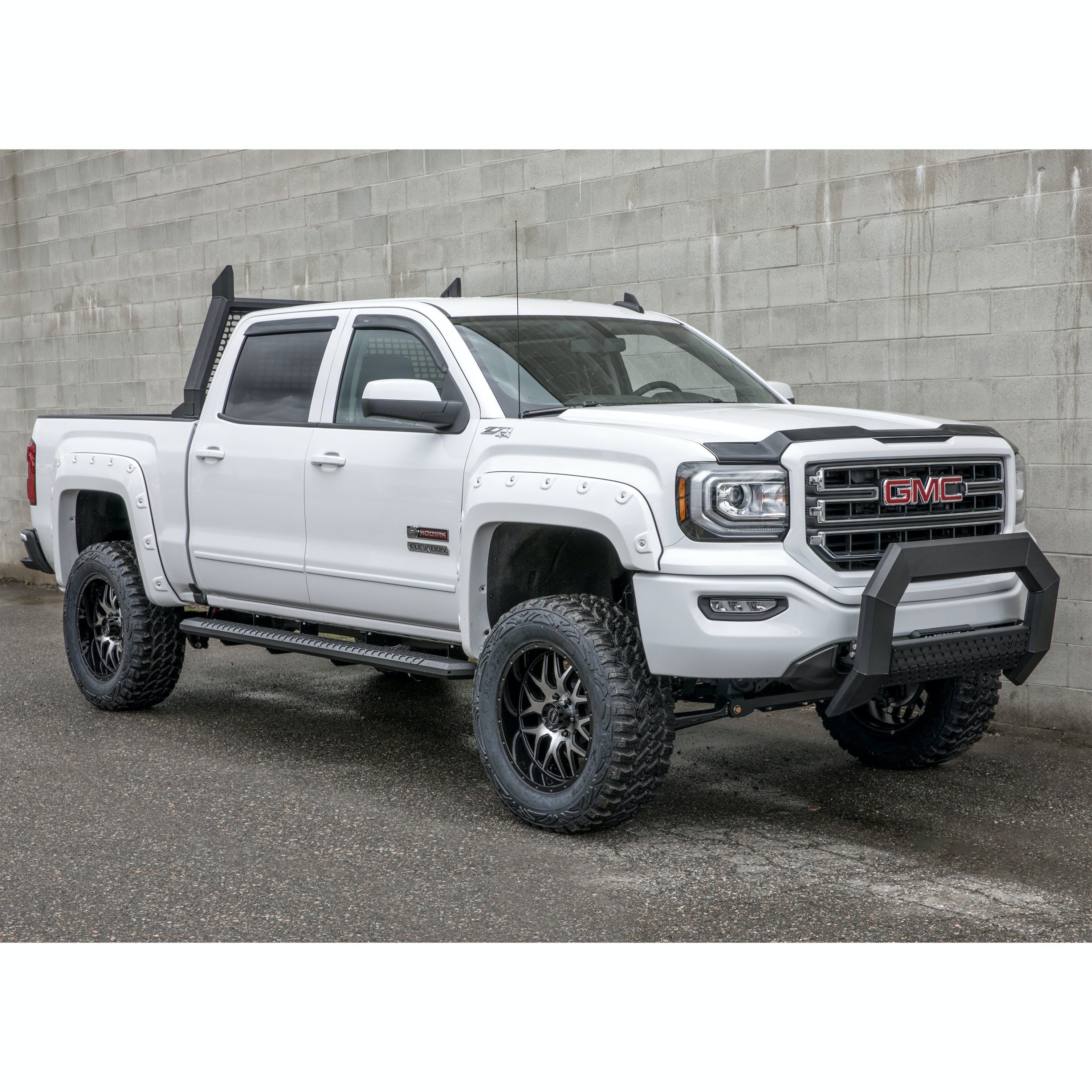 ARIES 2164003 AdvantEDGE 5-1/2" Black Aluminum Bull Bar, Select Silverado, Sierra 2500, 3500