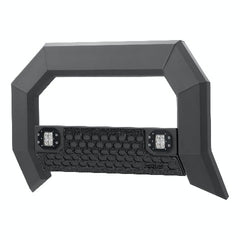 ARIES 2164103 AdvantEDGE 5-1/2" Black Aluminum Bull Bar with Lights, Select Silverado, Sierra