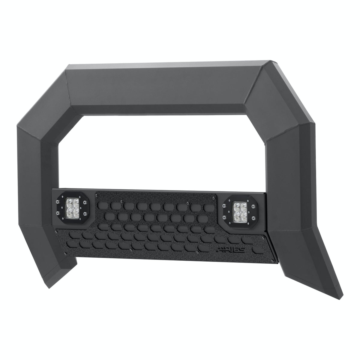 ARIES 2165102 AdvantEDGE 5-1/2" Black Aluminum Bull Bar with Lights, Select Ram 1500