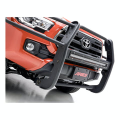 ARIES 2170006 Pro Series Black Steel Grille Guard with Light Bar, Select Toyota Tacoma
