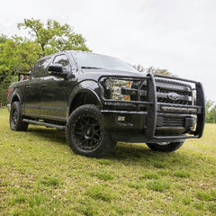 ARIES 2170012 Pro Series Black Steel Grille Guard with Light Bar, Select Ford F-150