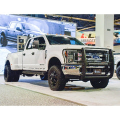ARIES 2170014 Pro Series Black Steel Grille Guard with Light Bar, Select Ford Super Duty