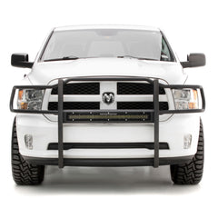 ARIES 2170026 Pro Series Black Steel Grille Guard with Light Bar, Select Dodge, Ram 2500, 3500