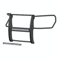 ARIES 2170035 Pro Series Black Steel Grille Guard with Light Bar, Select Chevy Silverado 1500