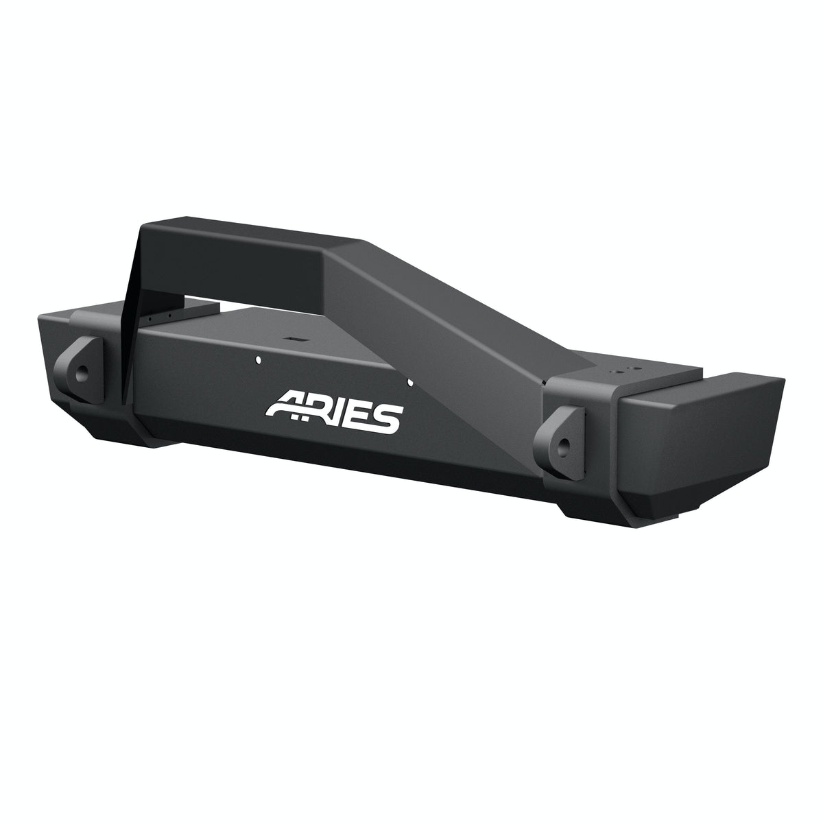 ARIES 2186001 TrailCrusher Jeep Wrangler TJ Steel Front Bumper with Brush Guard, 9.5K