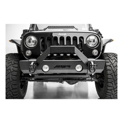 ARIES 2186001 TrailCrusher Jeep Wrangler TJ Steel Front Bumper with Brush Guard, 9.5K