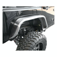 ARIES 2500202 Jeep Wrangler JK Raw Aluminum Rear Fender Flares