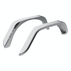 ARIES 2500202 Jeep Wrangler JK Raw Aluminum Rear Fender Flares