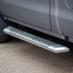 ARIES 2555001 AdvantEDGE 5-1/2" x 53" Chrome Aluminum Side Bars, Select Silverado, Sierra