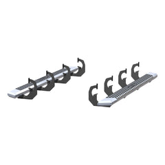 ARIES 2555002 AdvantEDGE 5-1/2" x 75" Chrome Aluminum Side Bars, Select Chevrolet, GMC