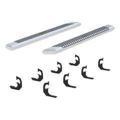 ARIES 2555002 AdvantEDGE 5-1/2" x 75" Chrome Aluminum Side Bars, Select Chevrolet, GMC