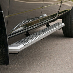 ARIES 2555006 AdvantEDGE 5-1/2" x 85" Chrome Aluminum Side Bars, Select Ram 1500 to 5500