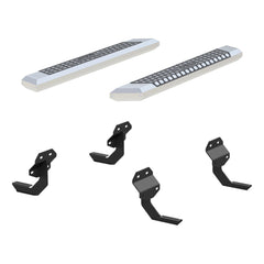 ARIES 2555011 AdvantEDGE 5-1/2" x 53" Chrome Aluminum Side Bars, Select Ford F150, F250, F350
