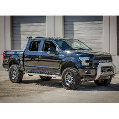 ARIES 2555012 AdvantEDGE 5-1/2" x 75" Chrome Aluminum Side Bars, Select Ford F150, F250, F350