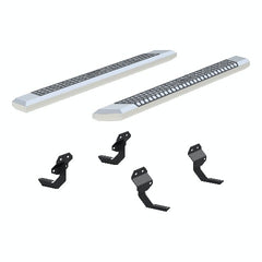 ARIES 2555012 AdvantEDGE 5-1/2" x 75" Chrome Aluminum Side Bars, Select Ford F150, F250, F350