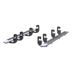 ARIES 2555015 AdvantEDGE 5-1/2" x 91" Chrome Aluminum Side Bars, Select Silverado, Sierra Crew