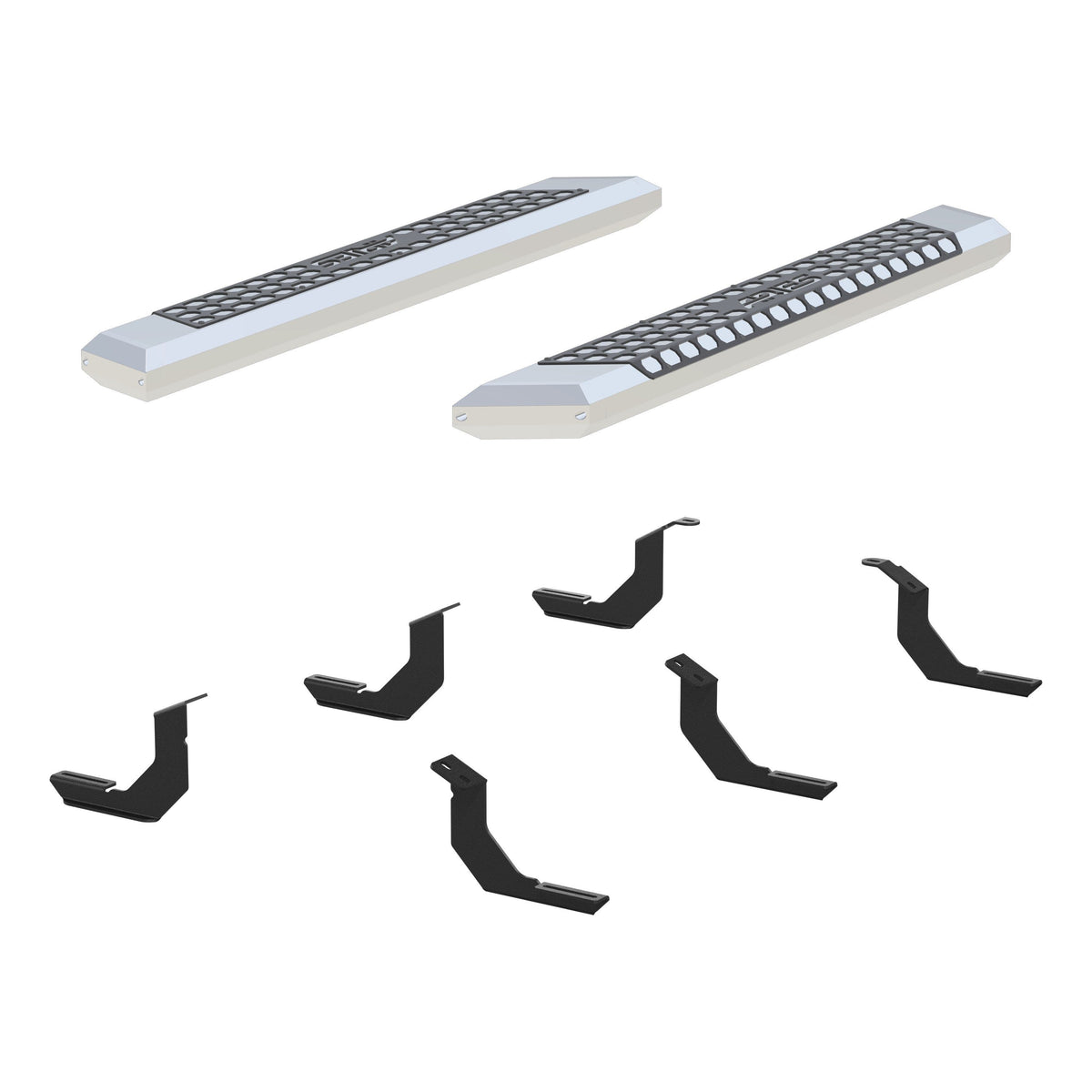 ARIES 2555018 AdvantEDGE 5-1/2" x 53" Chrome Aluminum Side Bars, Select Toyota Tundra