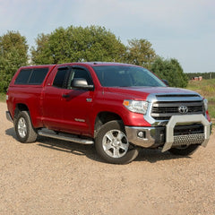 ARIES 2555019 AdvantEDGE 5-1/2" x 85" Chrome Aluminum Side Bars, Select Toyota Tundra