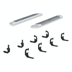 ARIES 2555020 AdvantEDGE 5-1/2" x 53" Chrome Aluminum Side Bars, Select Silverado, Sierra