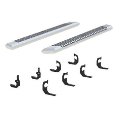 ARIES 2555021 AdvantEDGE 5-1/2" x 75" Chrome Aluminum Side Bars, Select Silverado, Sierra