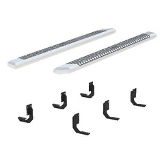 ARIES 2555024 AdvantEDGE 5-1/2" x 91" Chrome Aluminum Side Bars, Select Ford F250, F350, F450