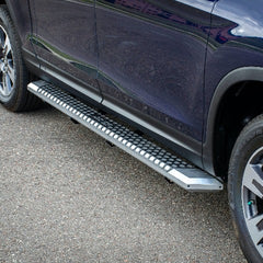 ARIES 2555030 AdvantEDGE 5-1/2" x 85" Chrome Aluminum Side Bars, Select Honda Ridgeline