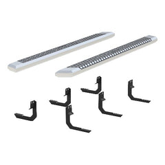 ARIES 2555042 AdvantEDGE 5-1/2" x 85" Chrome Aluminum Side Bars, Select Nissan Titan, XD