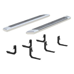 ARIES 2555045 AdvantEDGE 5-1/2" x 75" Chrome Aluminum Side Bars, Select Nissan Titan