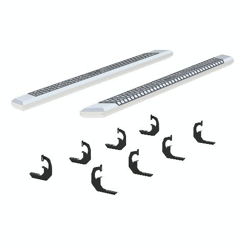 ARIES 2555047 AdvantEDGE 5-1/2" x 91" Chrome Aluminum Side Bars, Select Chevrolet, GMC