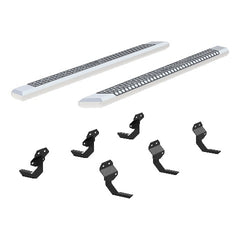 ARIES 2555048 AdvantEDGE 5-1/2" x 91" Chrome Aluminum Side Bars, Select Ford F150, F250, F350
