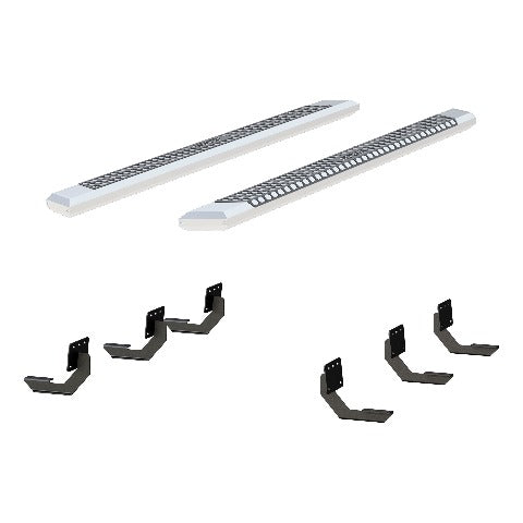 ARIES 2555049 AdvantEDGE 5-1/2" x 91" Chrome Aluminum Side Bars, Select Ram 1500 Crew Cab