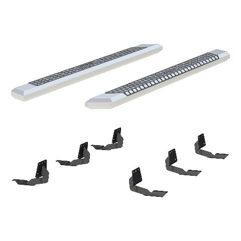 ARIES 2555050 AdvantEDGE 5-1/2" x 75" Chrome Aluminum Side Bars, Select Ram 1500